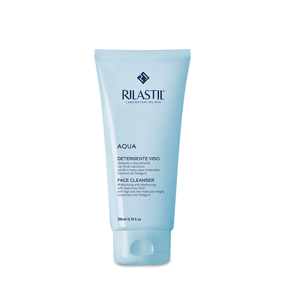 RILASTIL AQUA FACE CLEANSER MOISTURIZING AND REBALANCING / SỮA RỬA MẶT CẤP ẨM CÂN BẰNG