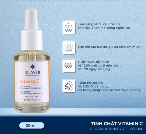 TINH CHẤT VITAMIN C – RILASTIL INTENSE C GEL SERUM BRIGHTENING AND ANTIOX 30ML