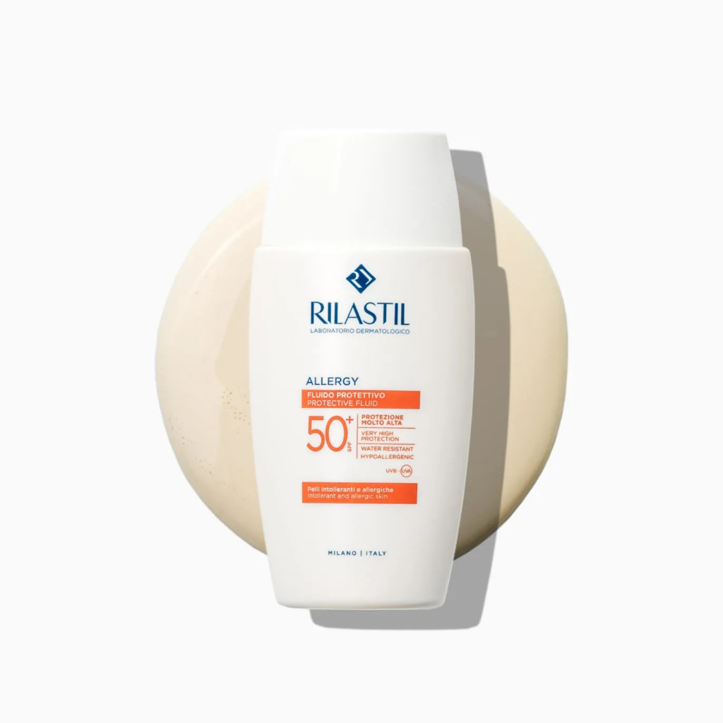 KEM CHỐNG NẮNG DÀNH CHO DA NHẠY CẢM – RILASTIL ALLERGY PROTECTIVE FLUID SPF 50+ 50ML