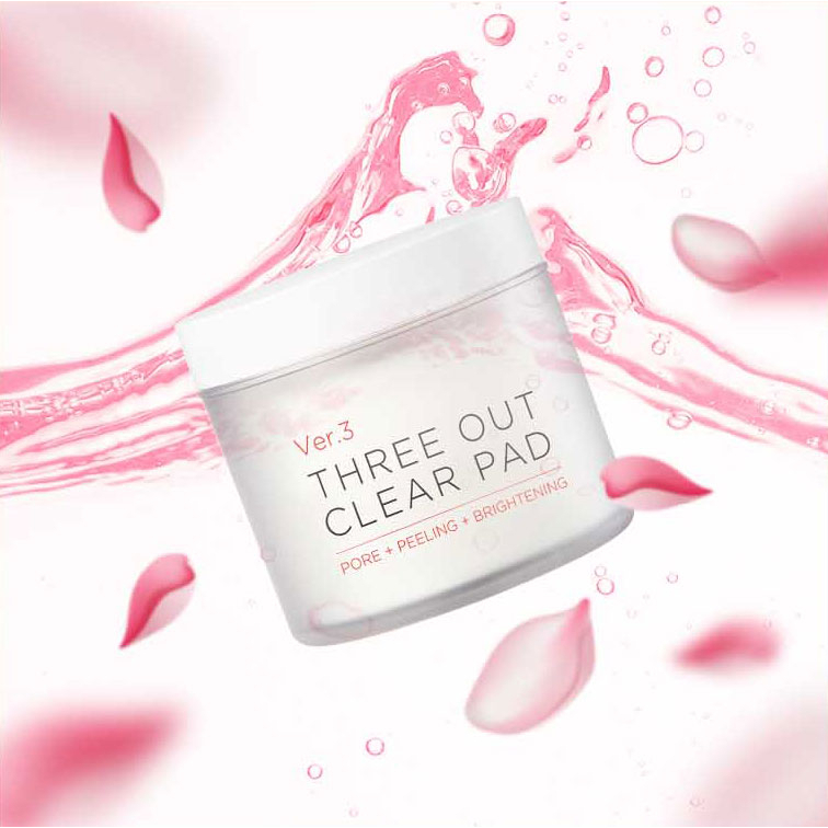Bông tẩy tế bào chết GoodnDoc Three Out Clear Pad Ver.3