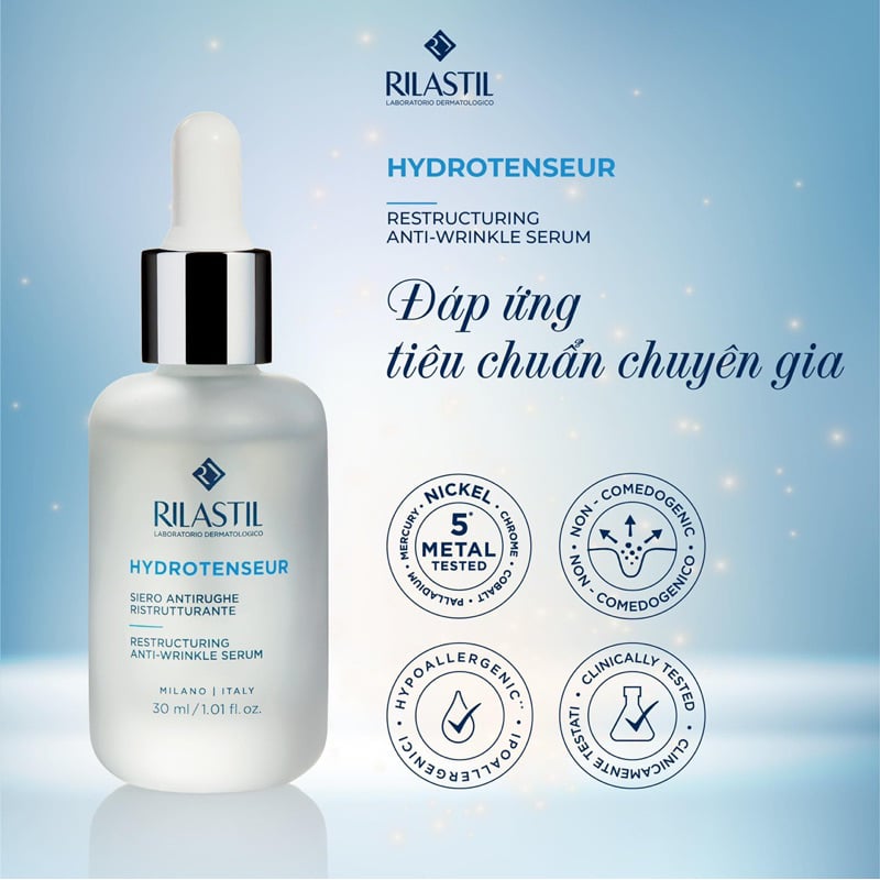 SERUM CẤP ẨM CHỐNG LÃO HÓA RILASTIL HYDROTENSEUR RESTRUCTURING ANTI-WRINKLE SERUM 30ML