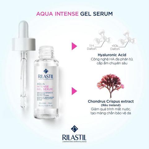 TINH CHẤT DƯỠNG ẨM CHUYÊN SÂU RILASTIL AQUA INTENSE GEL SERUM 30ML