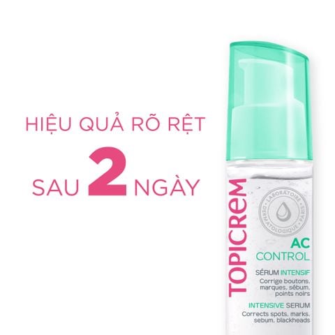 Serum Topicrem AC CONTROL Intensive 34ml - Serum Giảm Mụn, Kiểm Soát Dầu