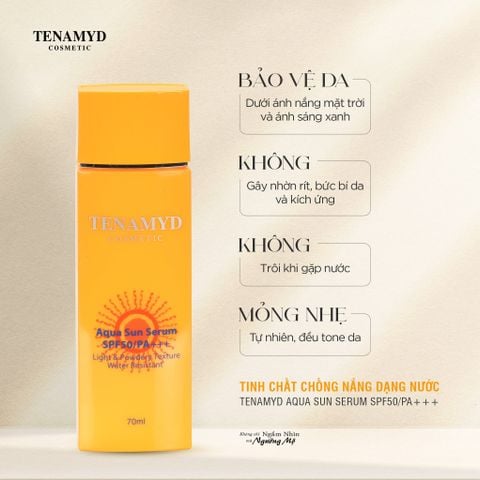 Tinh Chất Chống Nắng Dạng Nước Tenamyd SPF50/PA+++ Aqua Sun Serum SPF50/PA+++