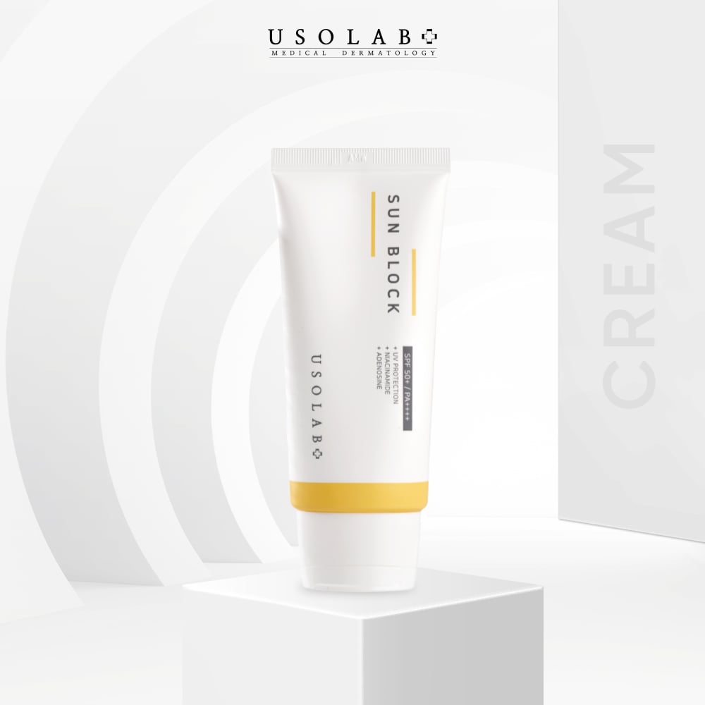 Kem chống nắng cho mọi loại da Usolab SUN BLOCK CREAM SPF 50+ / PA++++ 50g