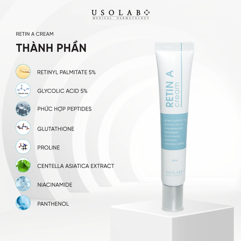 Retin A Cream trẻ hóa, căng bóng, sáng da, giảm mụn tuýp