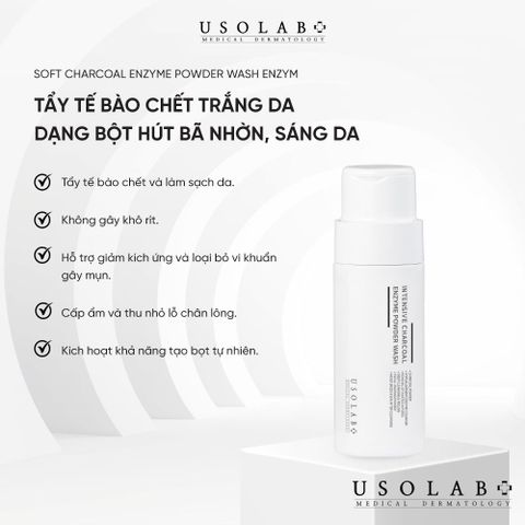 Soft Charcoal Enzyme Powder Wash – Bột tẩy da chết dạng enzyme dành cho da dầu mụn