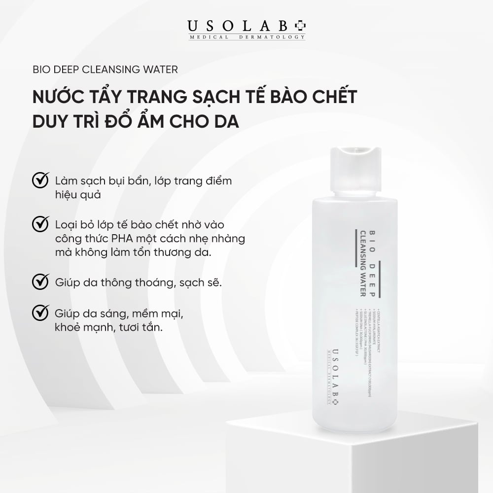 Nước tẩy trang dành cho mọi loại da BIO DEEP CLEANSING WATER 200ML