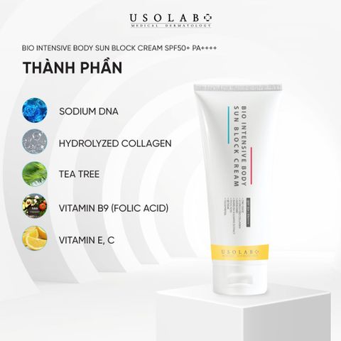 Kem chống nắng body Bio intensive body sun block cream SPF 50 PA 120ML