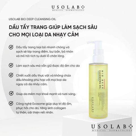 Dầu tẩy trang Bio deep cleansing oil Usolab