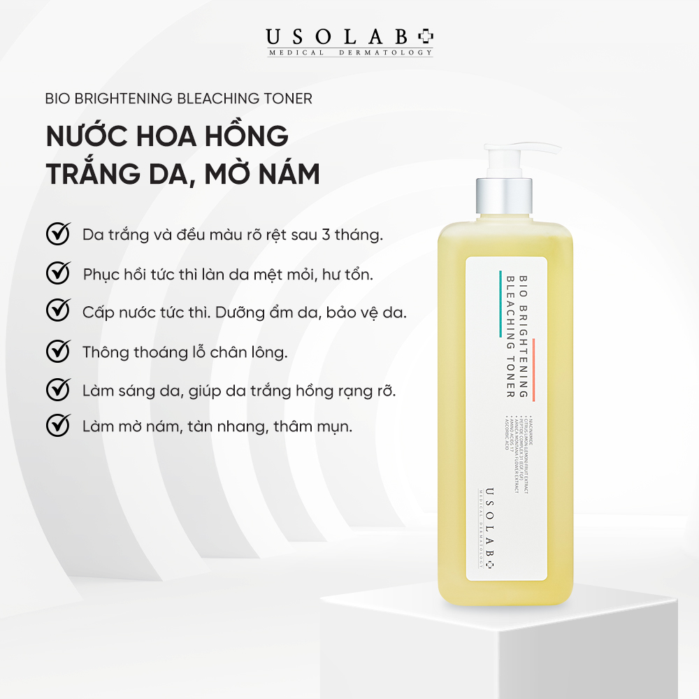 Nước hoa hồng Bio brightening bleaching toner