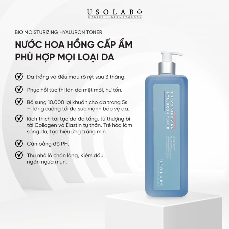 Nước hoa hồng BIO MOISTURIZING HYALURON TONER