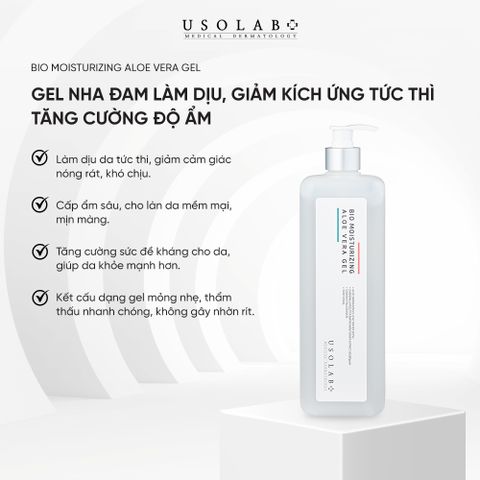 Gel Nha Đam Bio Moisturizing Aloe Vera Gel làm dịu giảm kích ứng