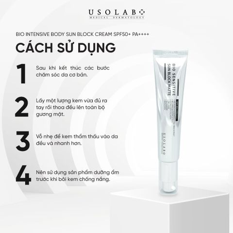 Kem chống nắng Bio Sensitive Sun Block Matte USOLAB cho da dầu mụn