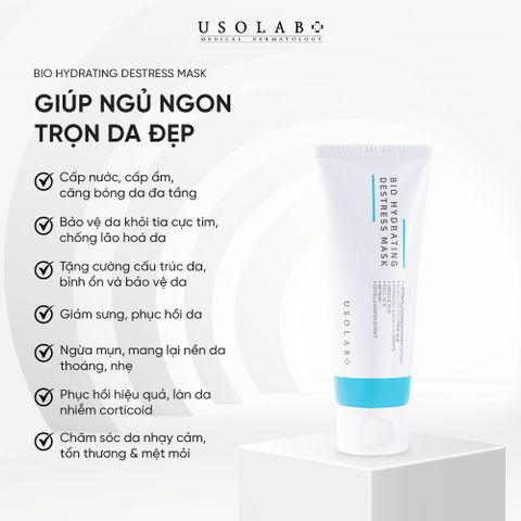 Mặt nạ ngủ đào thải độc tố Usolab Bio Hydrating Destress Mask 100ml