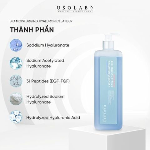 Sữa rửa mặt BIO MOISTURIZING HYALURON CLEANSER