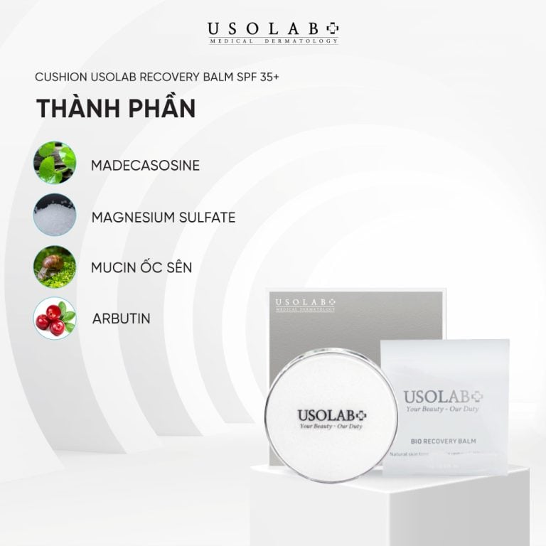 Phấn nước Usolab Recovery Balm spf 35+++ che phủ tốt, phục hồi da