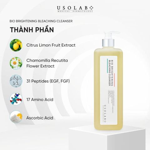 Sữa rửa mặt BIO BRIGHTENING BLEACHING CLEANSER (1000ml)