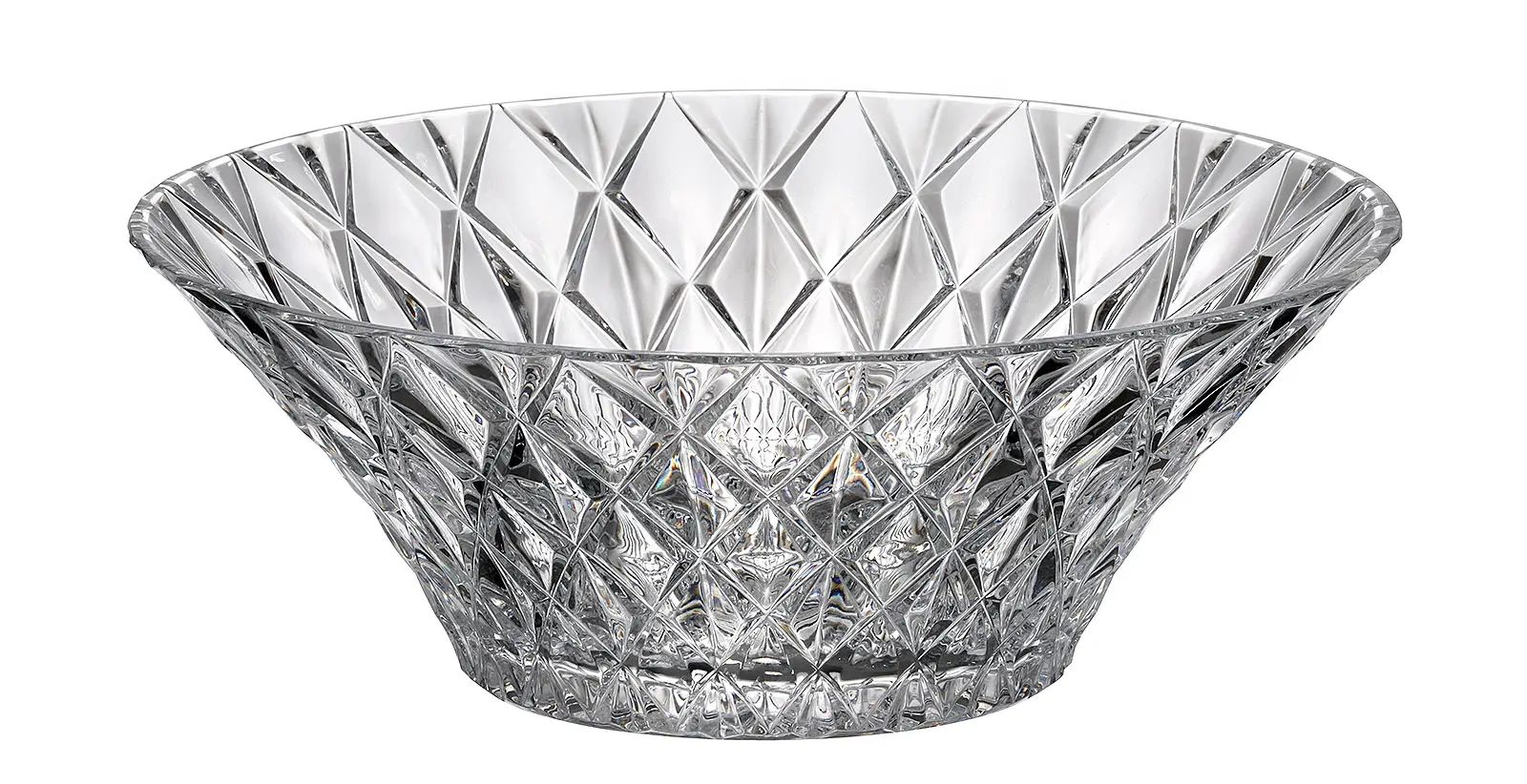  Tô Memphis trắng 30.5cm Crystal Bohemia 