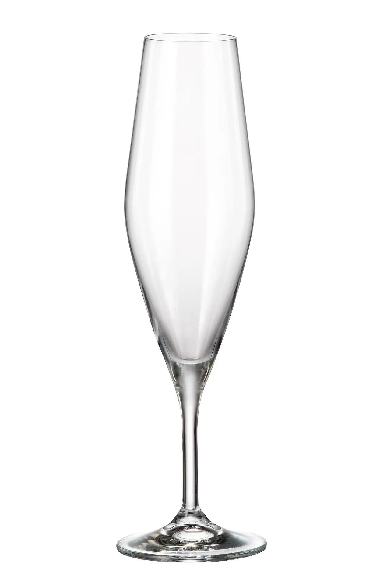  Set 6 ly champagne Gavia 210ml Crystal Bohemia 