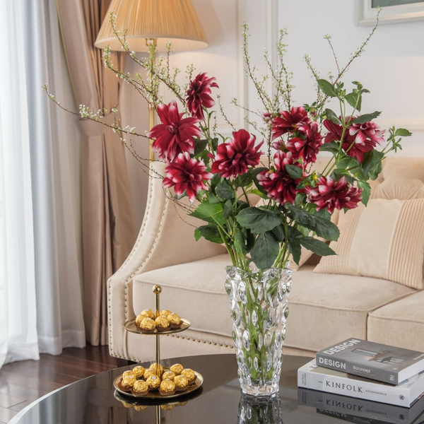  Lọ hoa Samba trắng 30.5cm Bohemia Treasury 