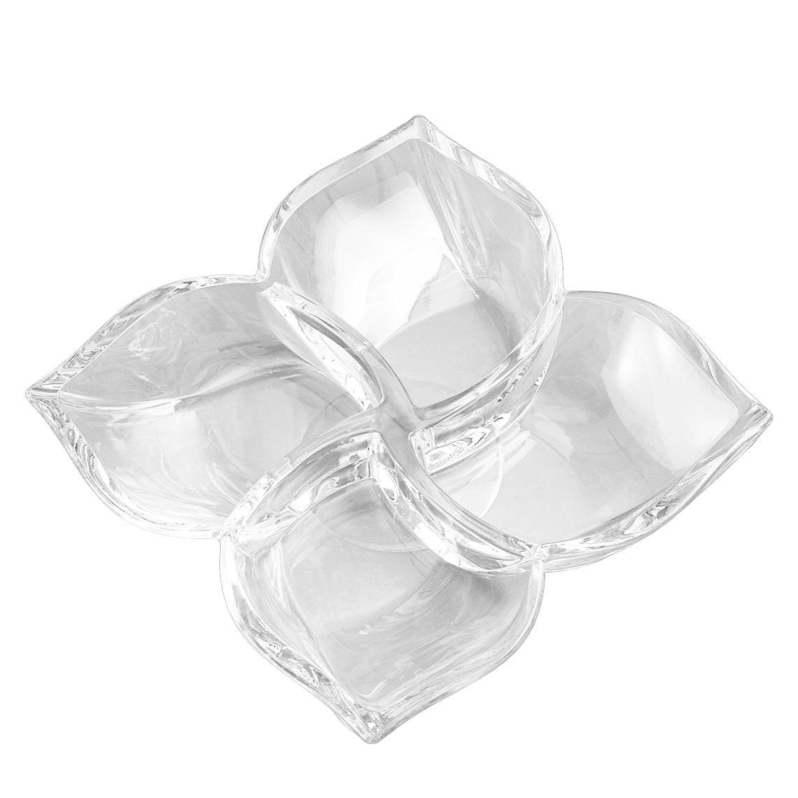  Khay pha lê 4 ngăn 35cm 