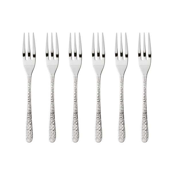  Set 6 dĩa ăn bánh Venezia S/Steel Sambonet 