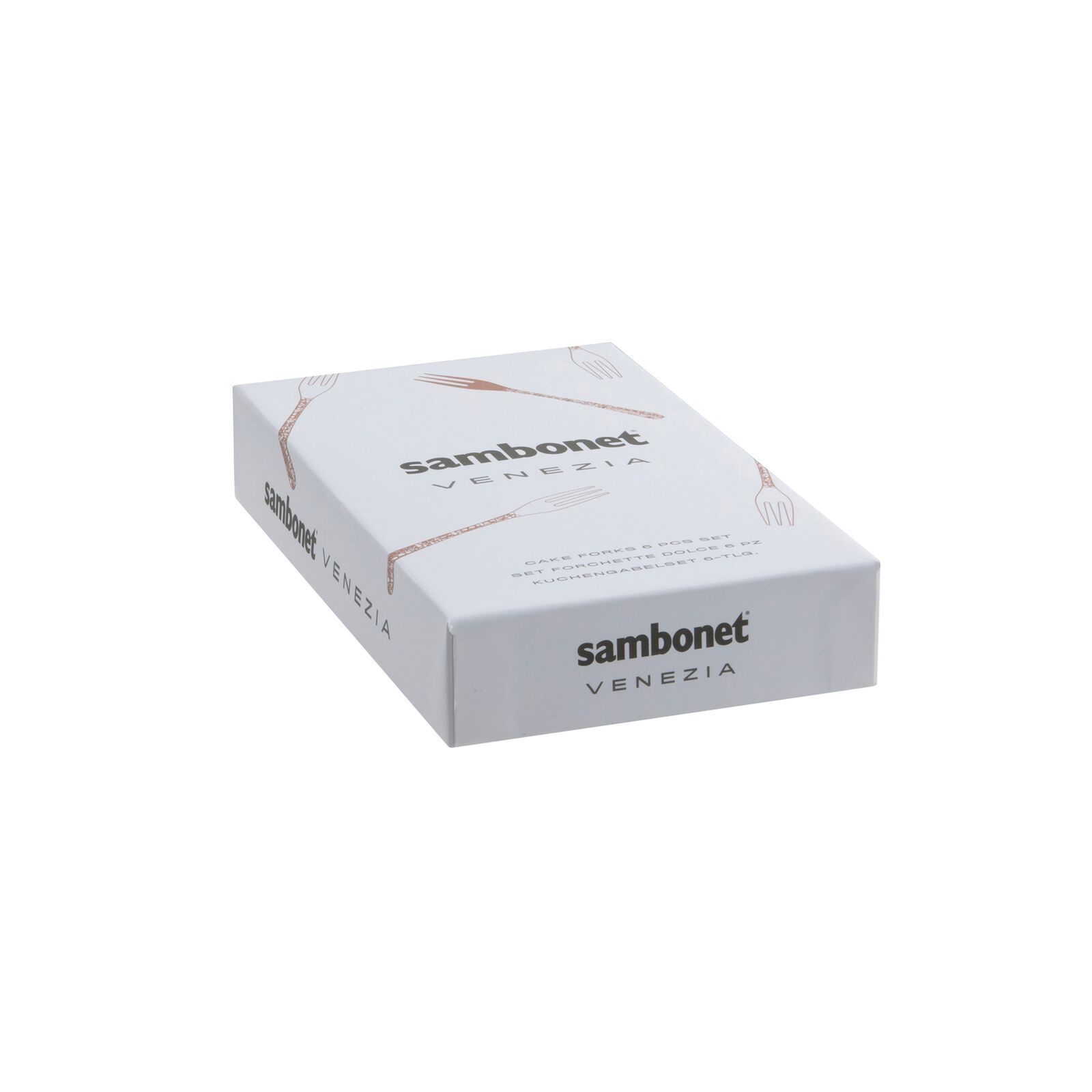  Set 6 dĩa ăn bánh Venezia S/Steel Sambonet 