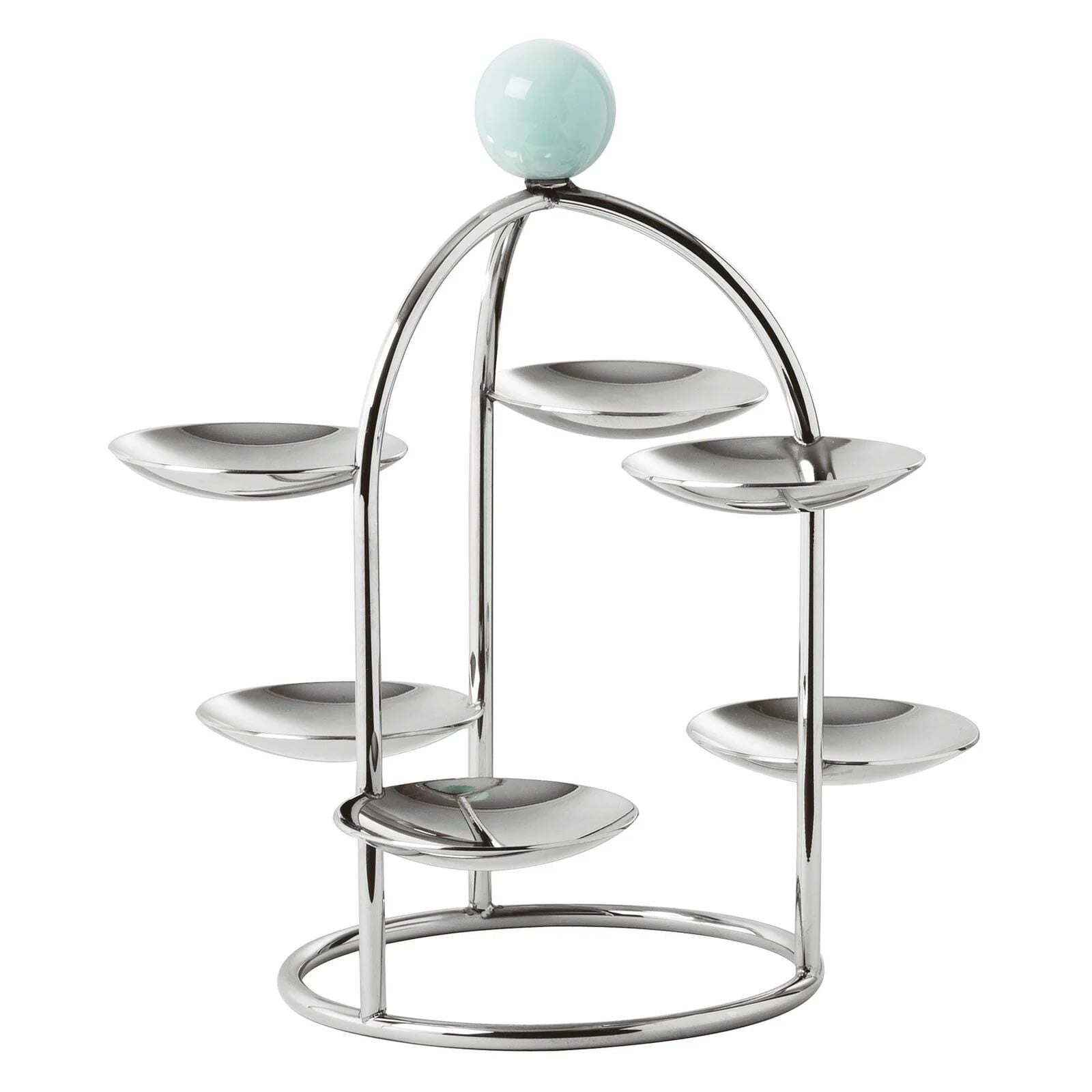  Đĩa bánh 6 tầng Penelope Resin Mirror Steel Sambonet 