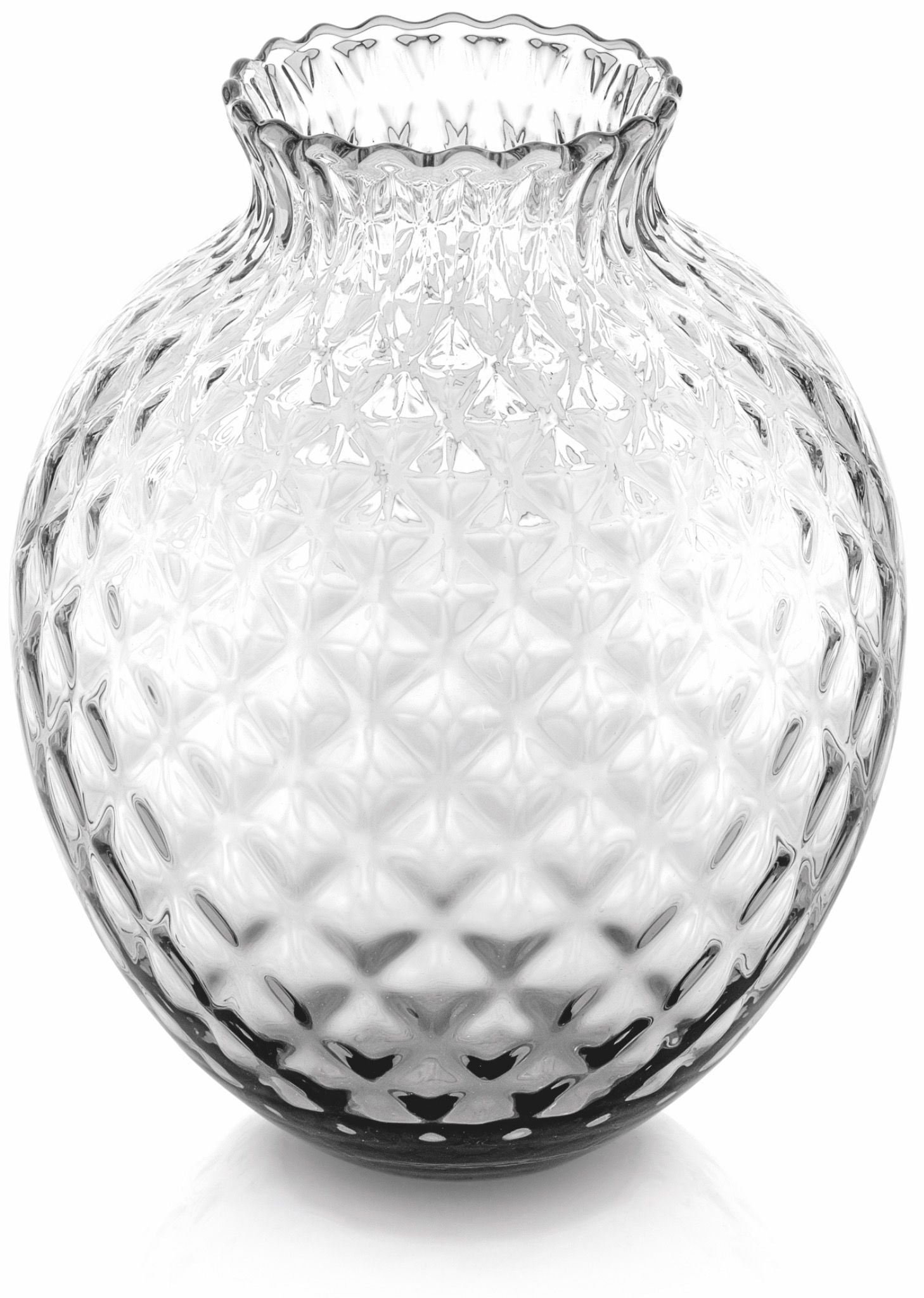  Lọ hoa Infiore trắng 25cm 