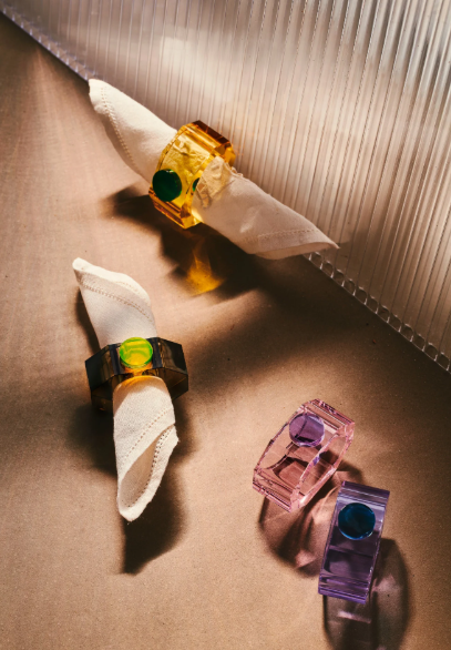  Set 2 vòng giữ khăn ăn Shelby Reflections Copenhagen 