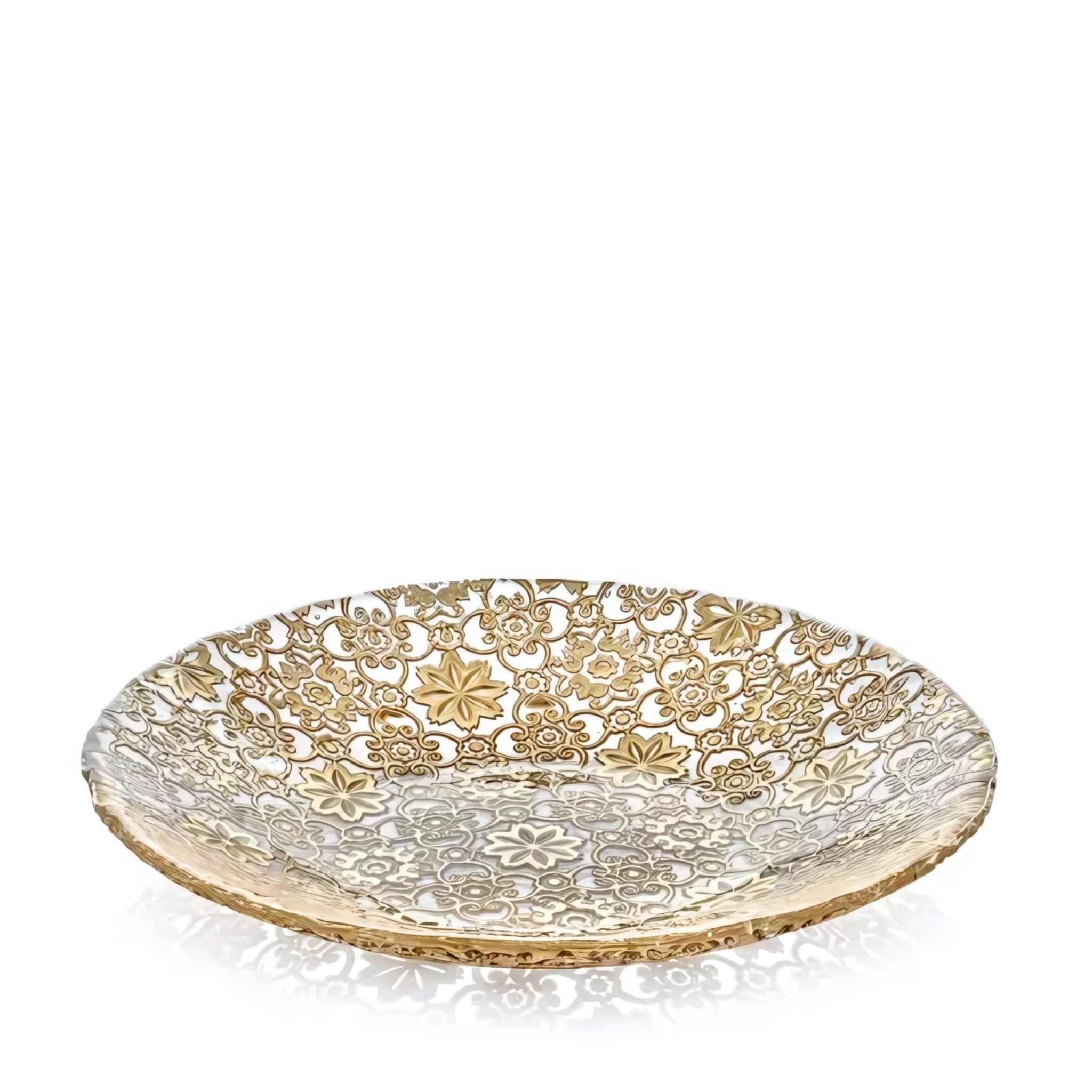  Đĩa Arabesque Centrepiece Gold Leaf 41cm 