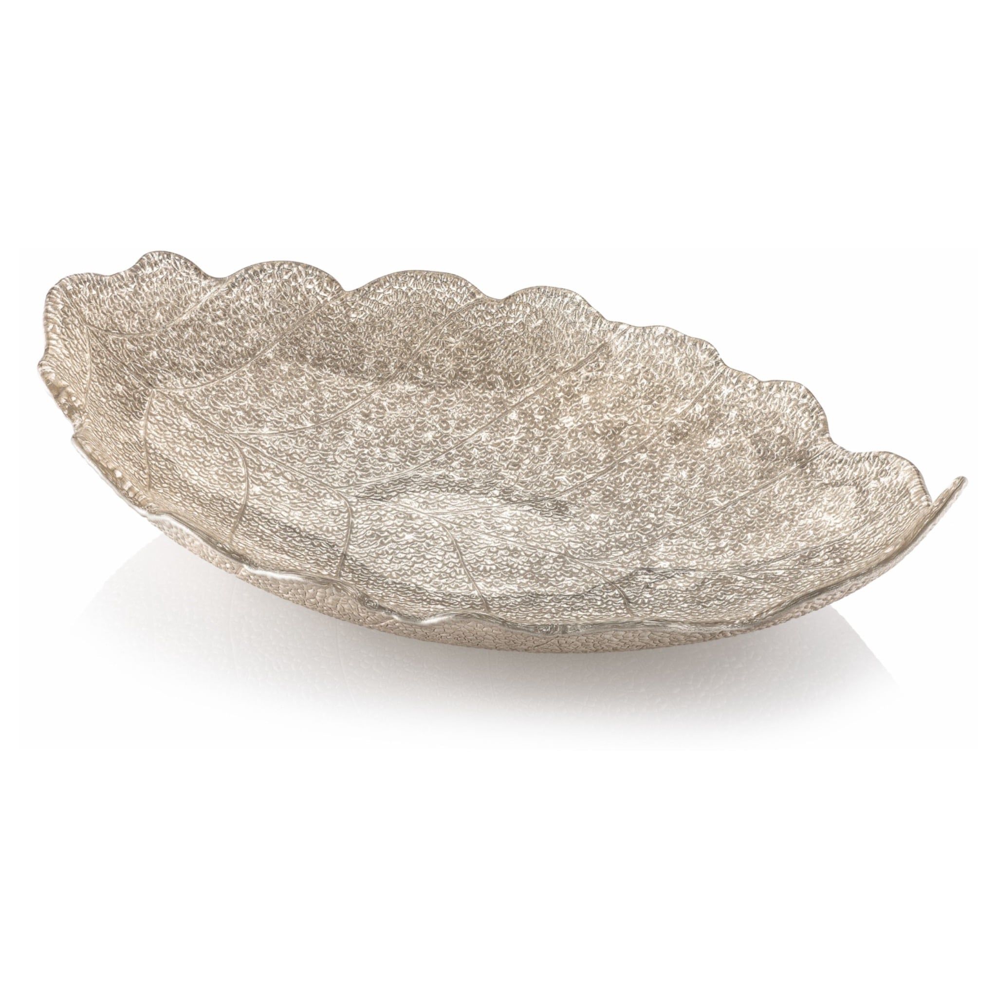  Đĩa Centrepiece Madagascar Beige Glitter 57x37.5cm 