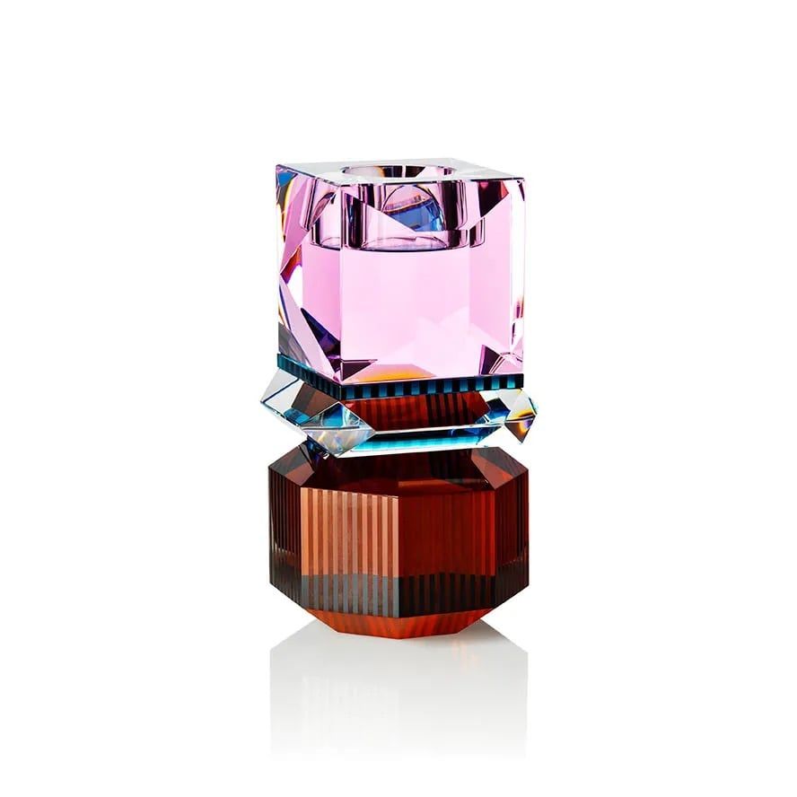  Chân nến tealight Dakota (Brown/Clear/Petrol/Rose) Reflections Copenhagen 