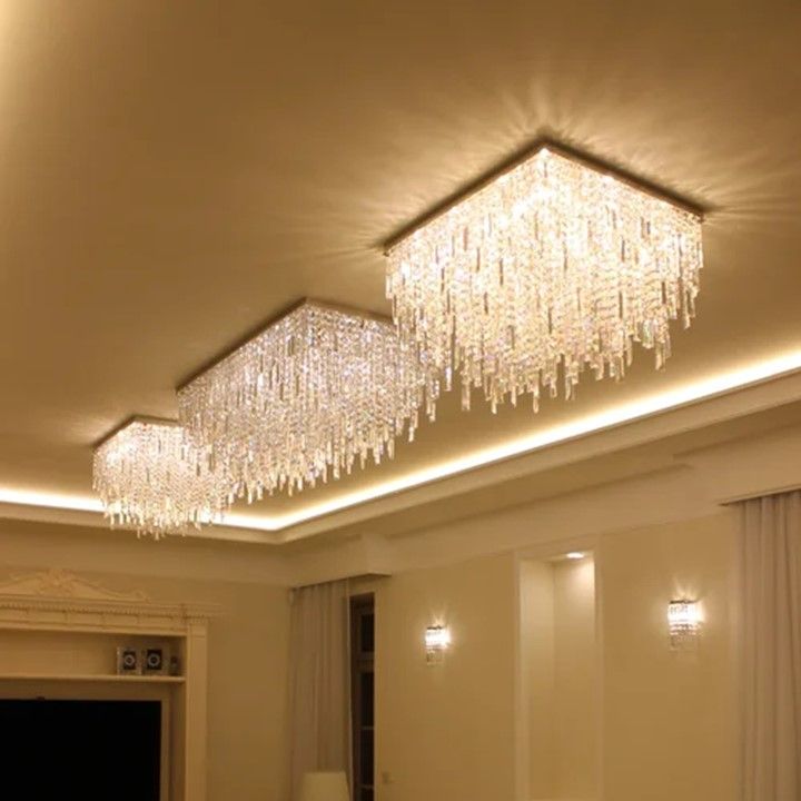  Đèn hiện đại Crystal Rain 16 