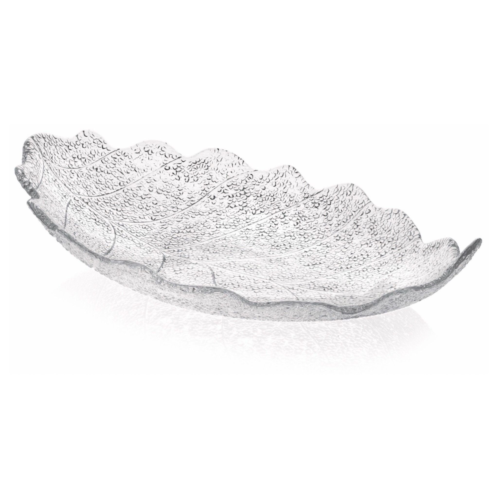  Đĩa Centrepiece Madagascar trắng 57x37.5cm 