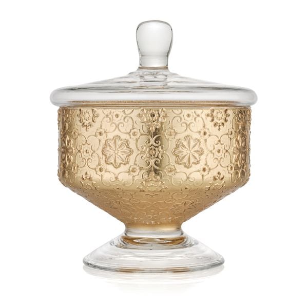  Hũ kẹo Arabesque Gold Leaf 20cm 