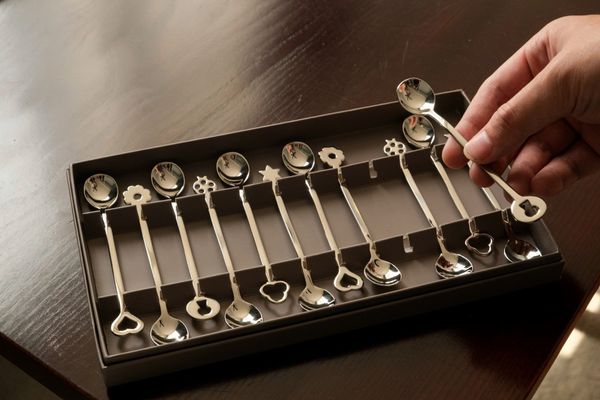  Set 12 thìa Party Oriental Stainless Steel Mirror Steel Sambonet 