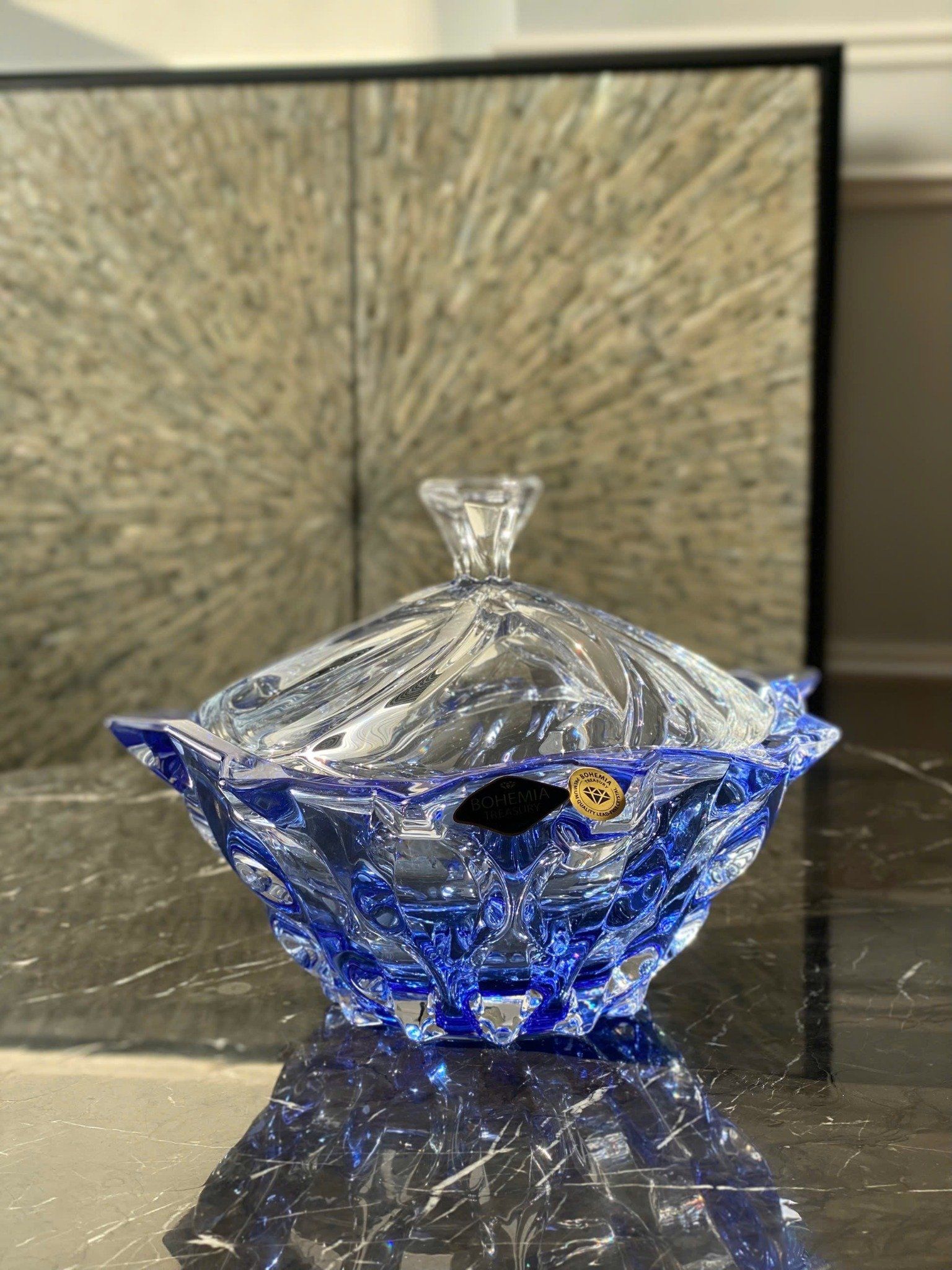  Thố Samba xanh dương 21cm Bohemia Treasury 