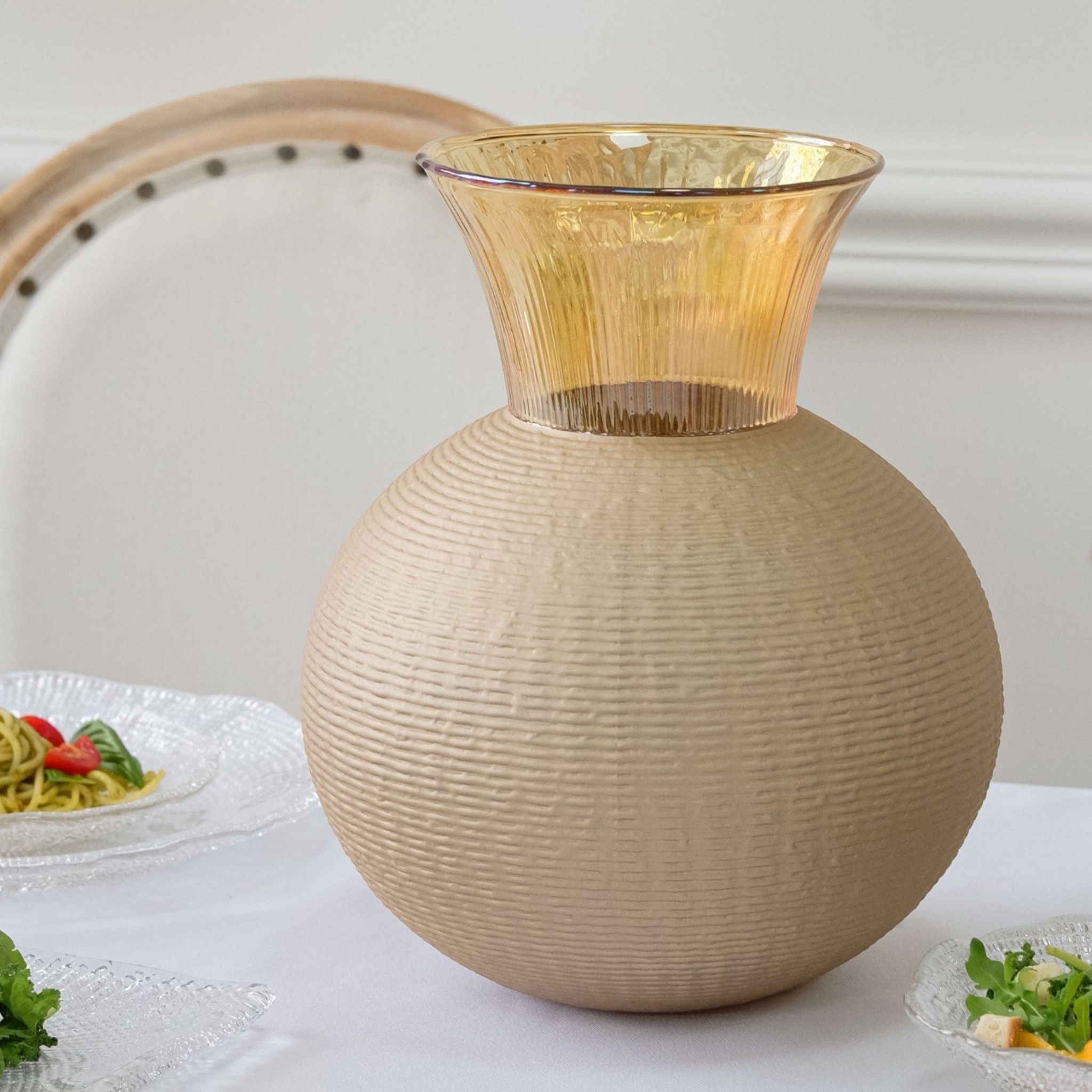  Lọ hoa Ophelia Amber 30cm 