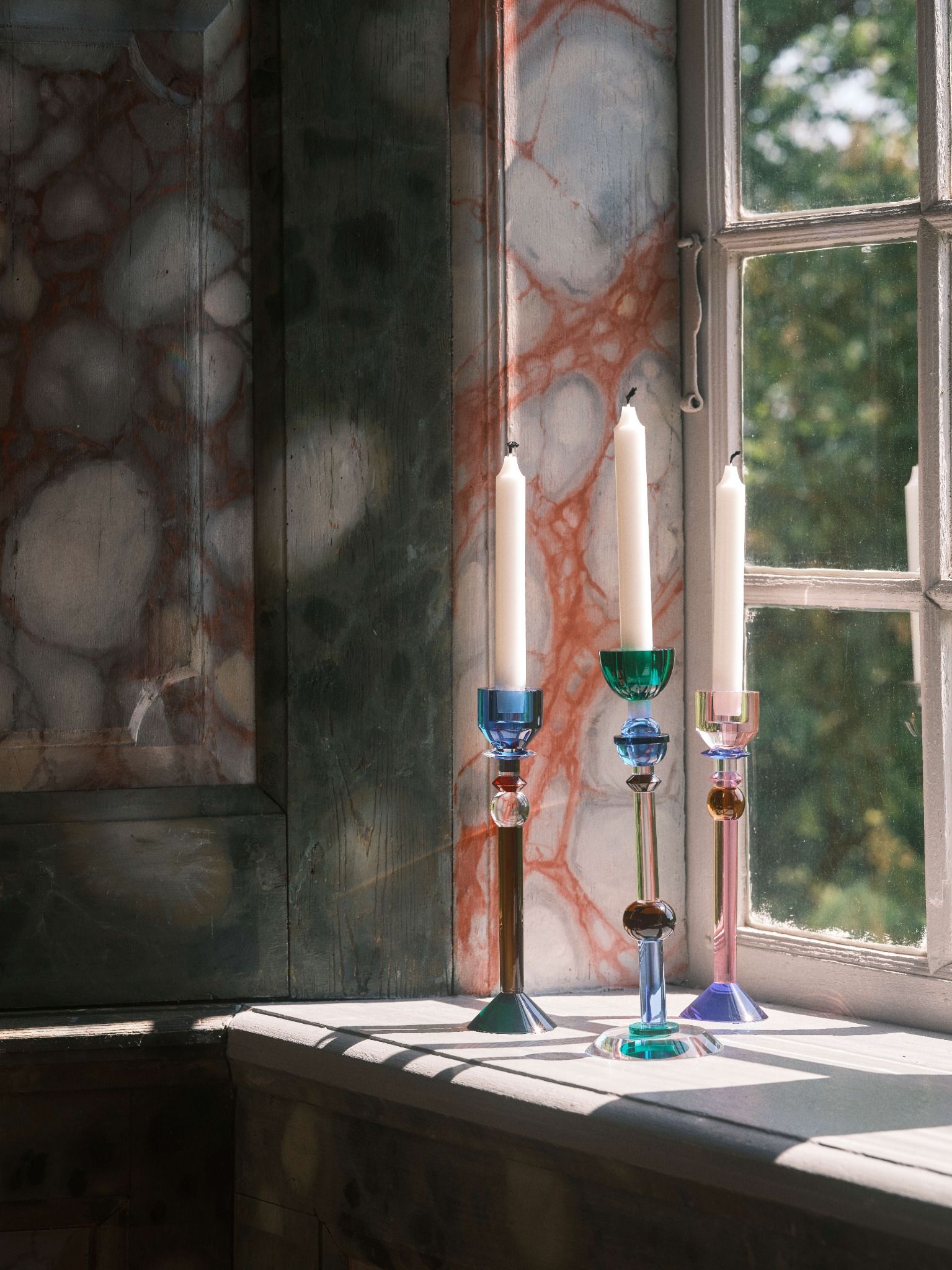 Chân nến Helene (Blue/Clear/Black/Red/Brown/Teal) Reflections Copenhagen 