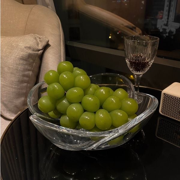  Tô pha lê bốn múi trơn 