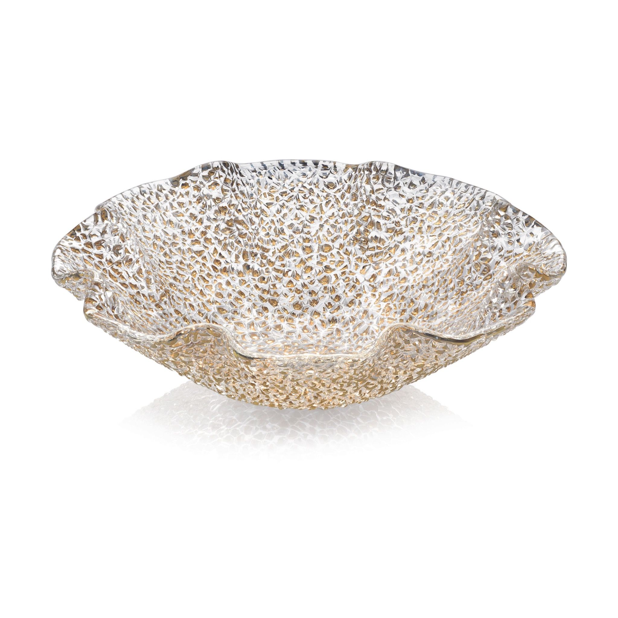  Tô Special Scalloped 25cm vàng 