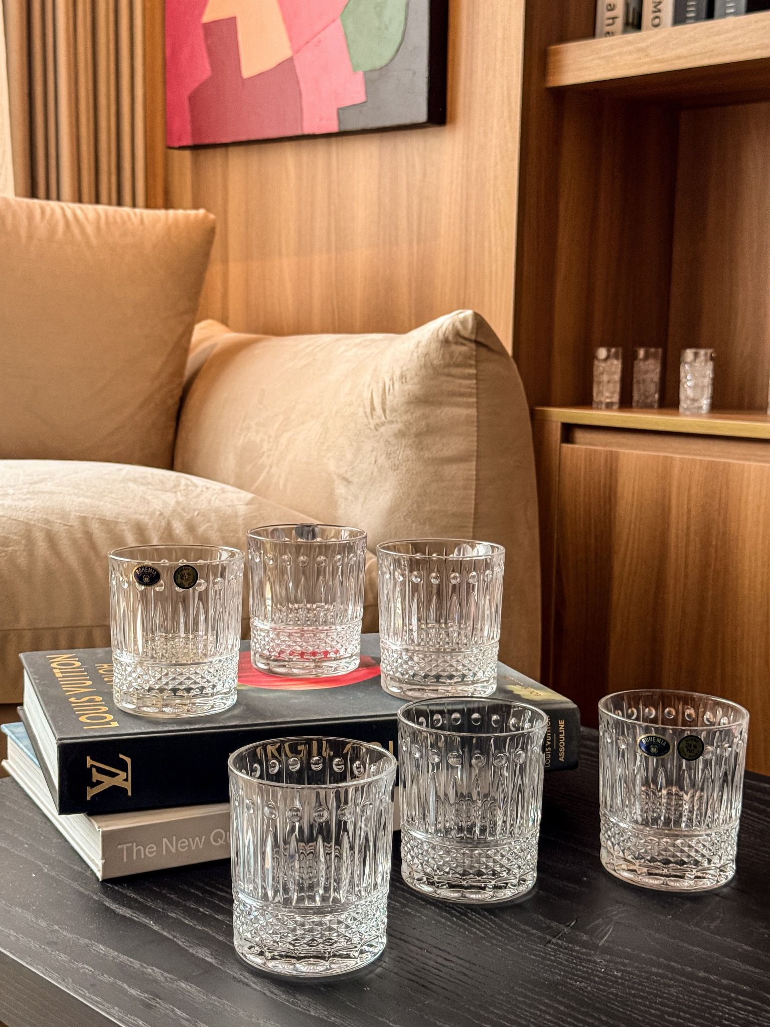  Set 6 cốc thấp Memphis 300ml Crystal Bohemia 