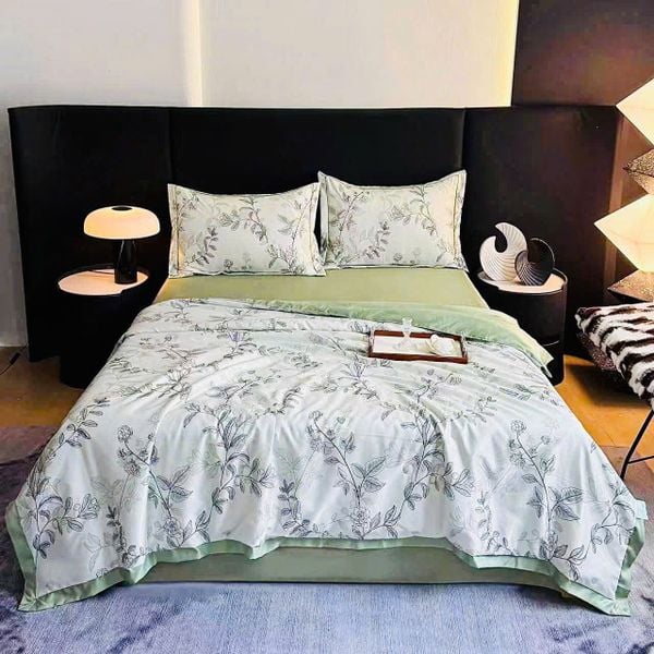  Cotton Lụa HOA VĂN - CHĂN HÈ CLH07 