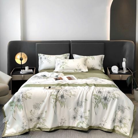 Cotton lụa hoa văn