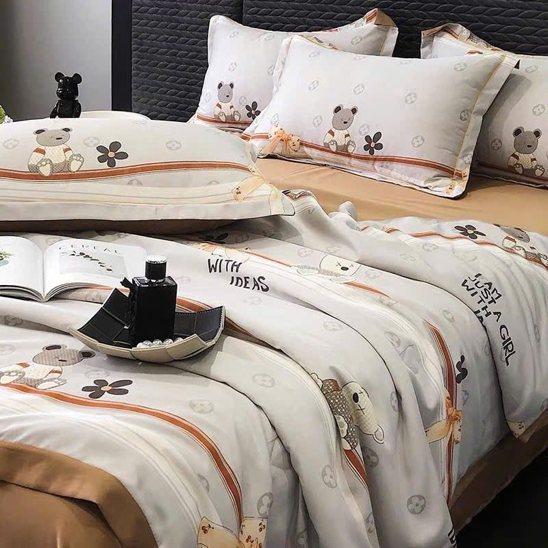  Cotton Lụa HOA VĂN - CHĂN HÈ CLH05 