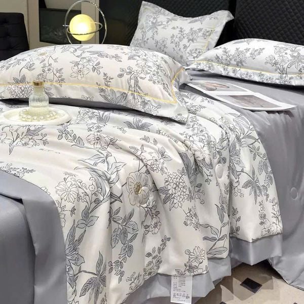  Cotton Lụa HOA VĂN - CHĂN HÈ CLH05 