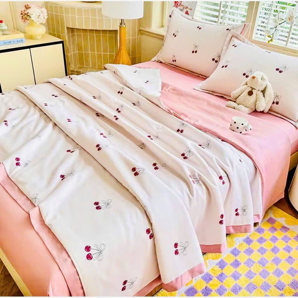  Cotton Lụa HOA VĂN - CHĂN HÈ CLH05 