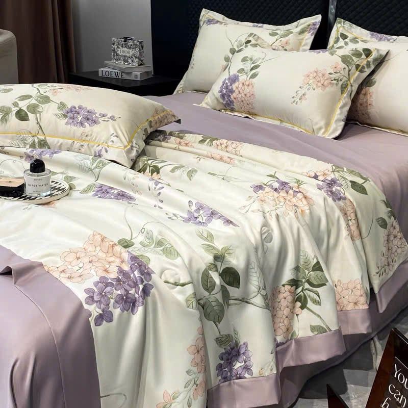  Cotton Lụa HOA VĂN - CHĂN HÈ CLH05 